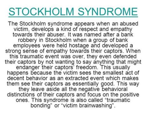 alluc stockholm syndrome|Stockholm Syndrome: What It Is, Symptoms & How to Treat.